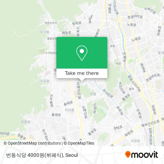 번동식당                  4000원(뷔페식) map