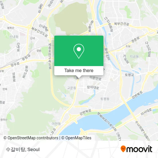 수갈비탕 map