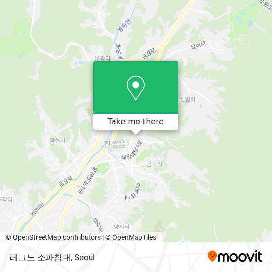 레그노 소파침대 map