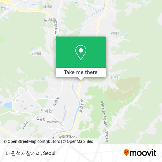 태원석재삼거리 map