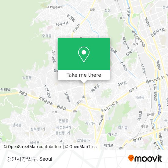 숭인시장입구 map