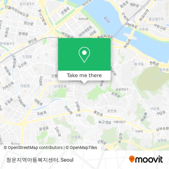 청운지역아동복지센터 map