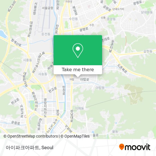 아이파크아파트 map