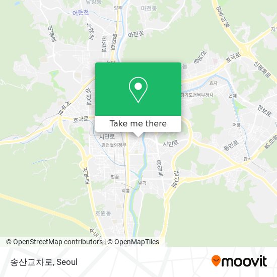 송산교차로 map