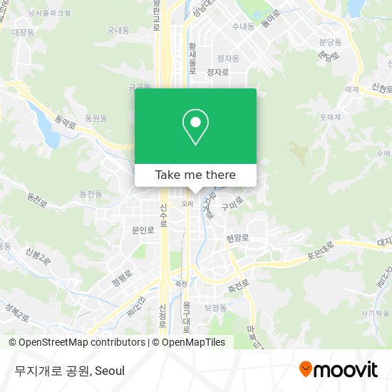 무지개로 공원 map