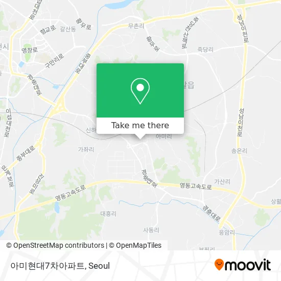아미현대7차아파트 map