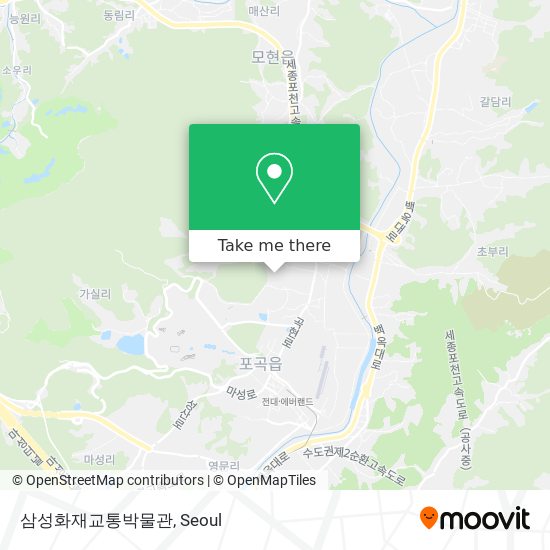 삼성화재교통박물관 map