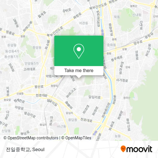 전일중학교 map