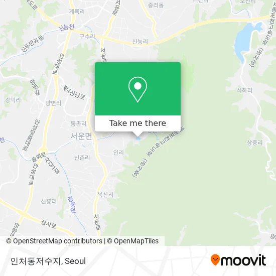 인처동저수지 map