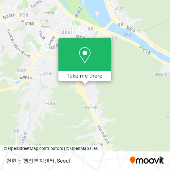 천현동 행정복지센터 map