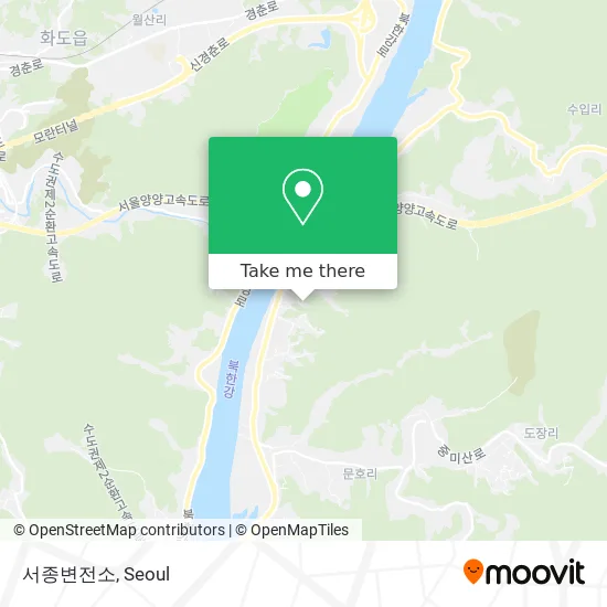 서종변전소 map