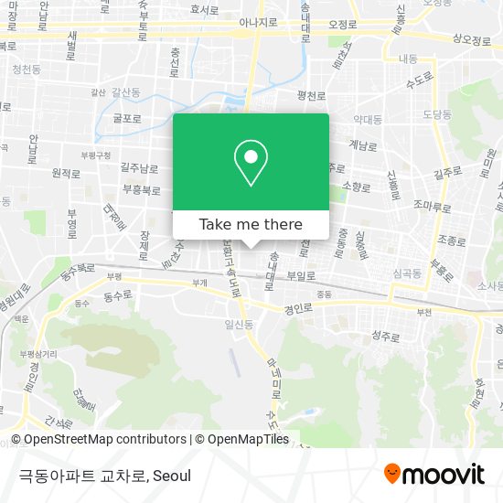 극동아파트 교차로 map