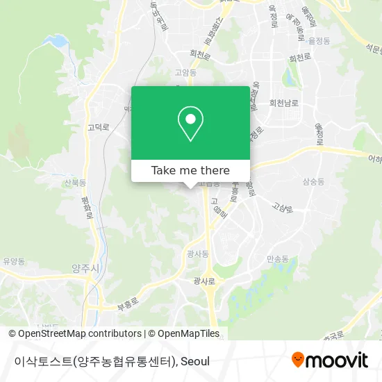 이삭토스트(양주농협유통센터) map