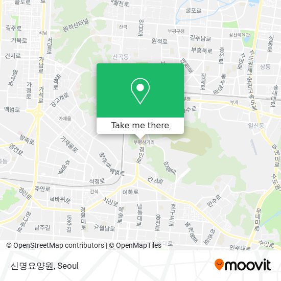신명요양원 map