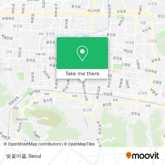 벚꽃마을 map