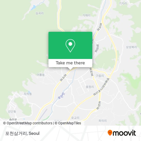 포천삼거리 map