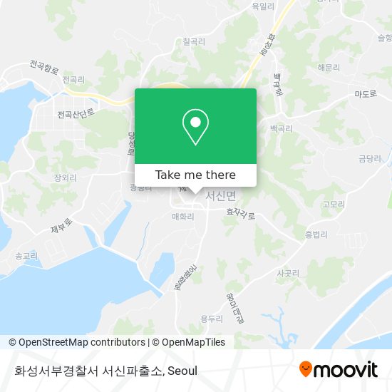 화성서부경찰서 서신파출소 map