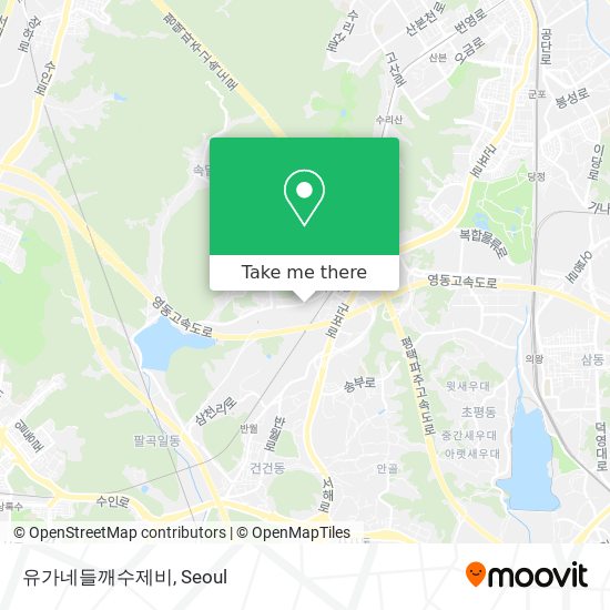 유가네들깨수제비 map