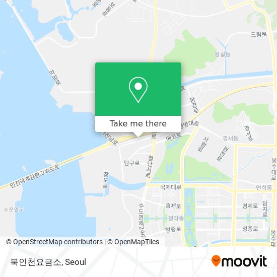 북인천요금소 map