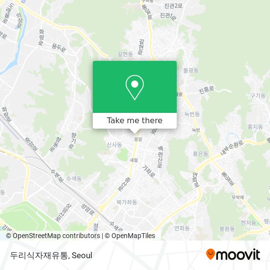 두리식자재유통 map