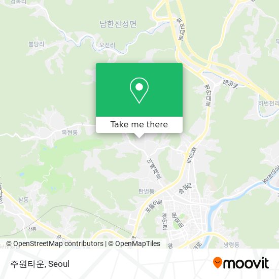 주원타운 map