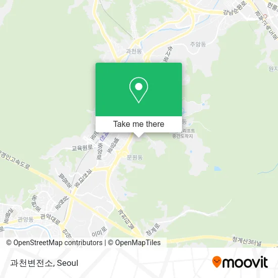 과천변전소 map