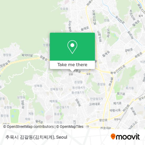 추육시 김갈동(김치찌게) map