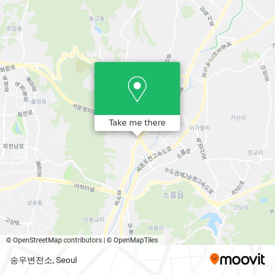 송우변전소 map