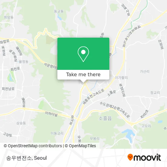 송우변전소 map