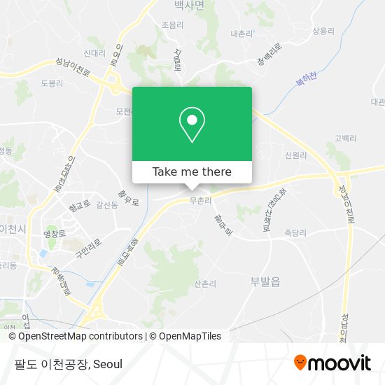 팔도 이천공장 map