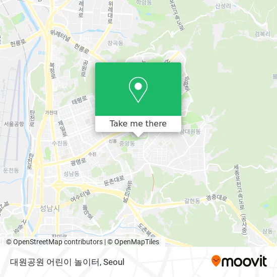 대원공원 어린이 놀이터 map