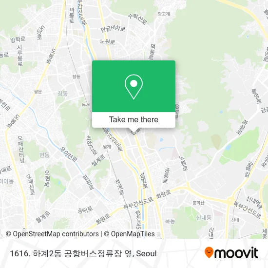 1616. 하계2동 공항버스정류장 옆 map