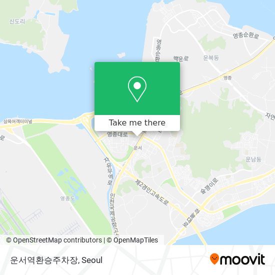 운서역환승주차장 map