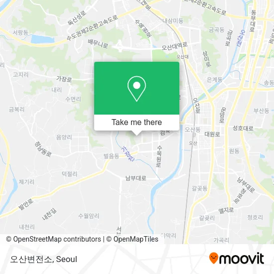 오산변전소 map