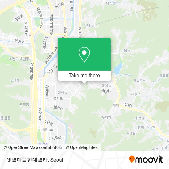 샛별마을현대빌라 map