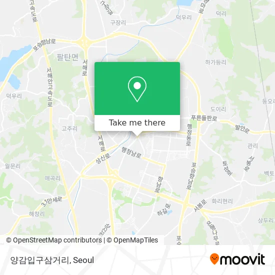 양감입구삼거리 map