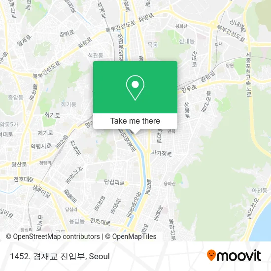 1452. 겸재교 진입부 map