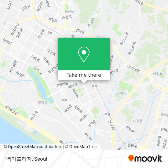 백마프라자 map