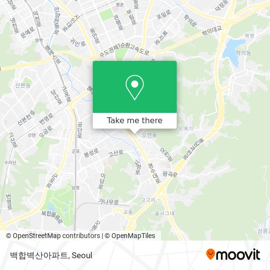 백합벽산아파트 map