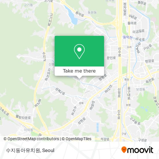 수지동아유치원 map