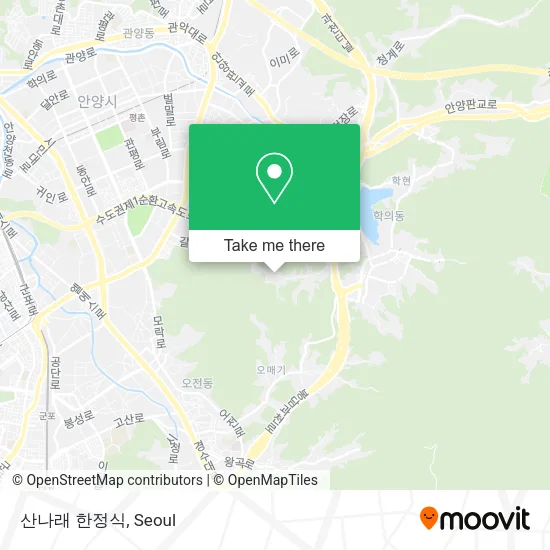 산나래 한정식 map