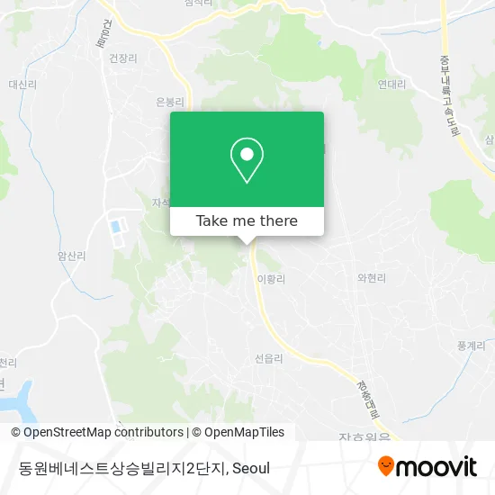 동원베네스트상승빌리지2단지 map