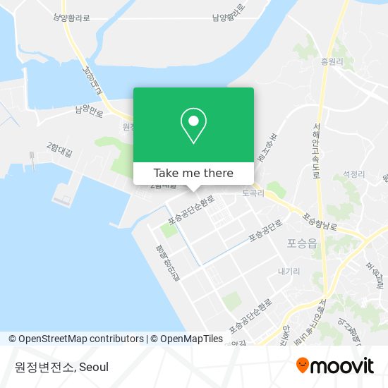 원정변전소 map