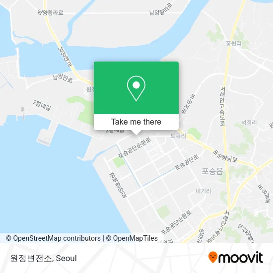 원정변전소 map
