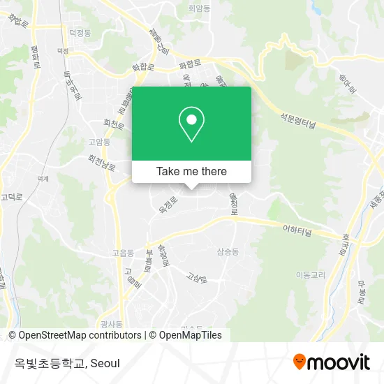 옥빛초등학교 map