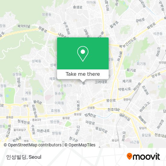 인성빌딩 map