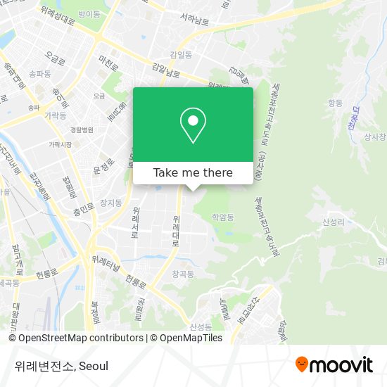 위례변전소 map