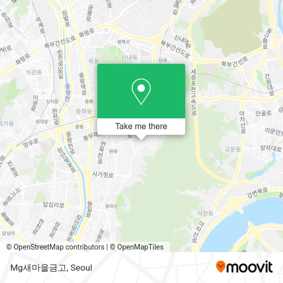 Mg새마을금고 map