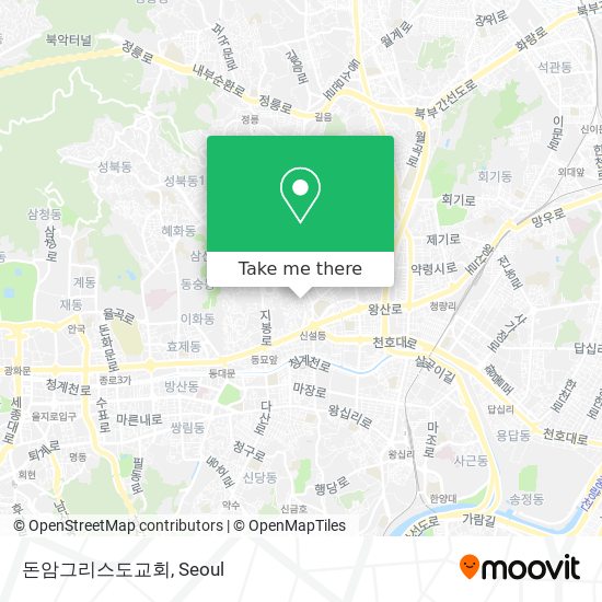 돈암그리스도교회 map