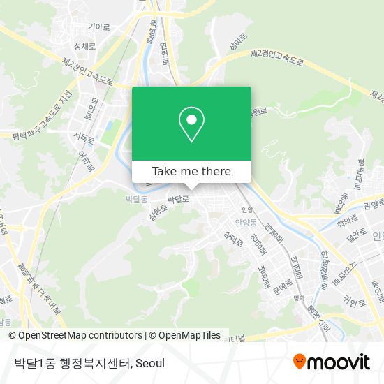 박달1동 행정복지센터 map